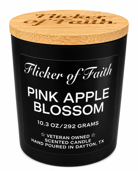 Pink Apple Blossom 2-wick scented candle 10.3oz