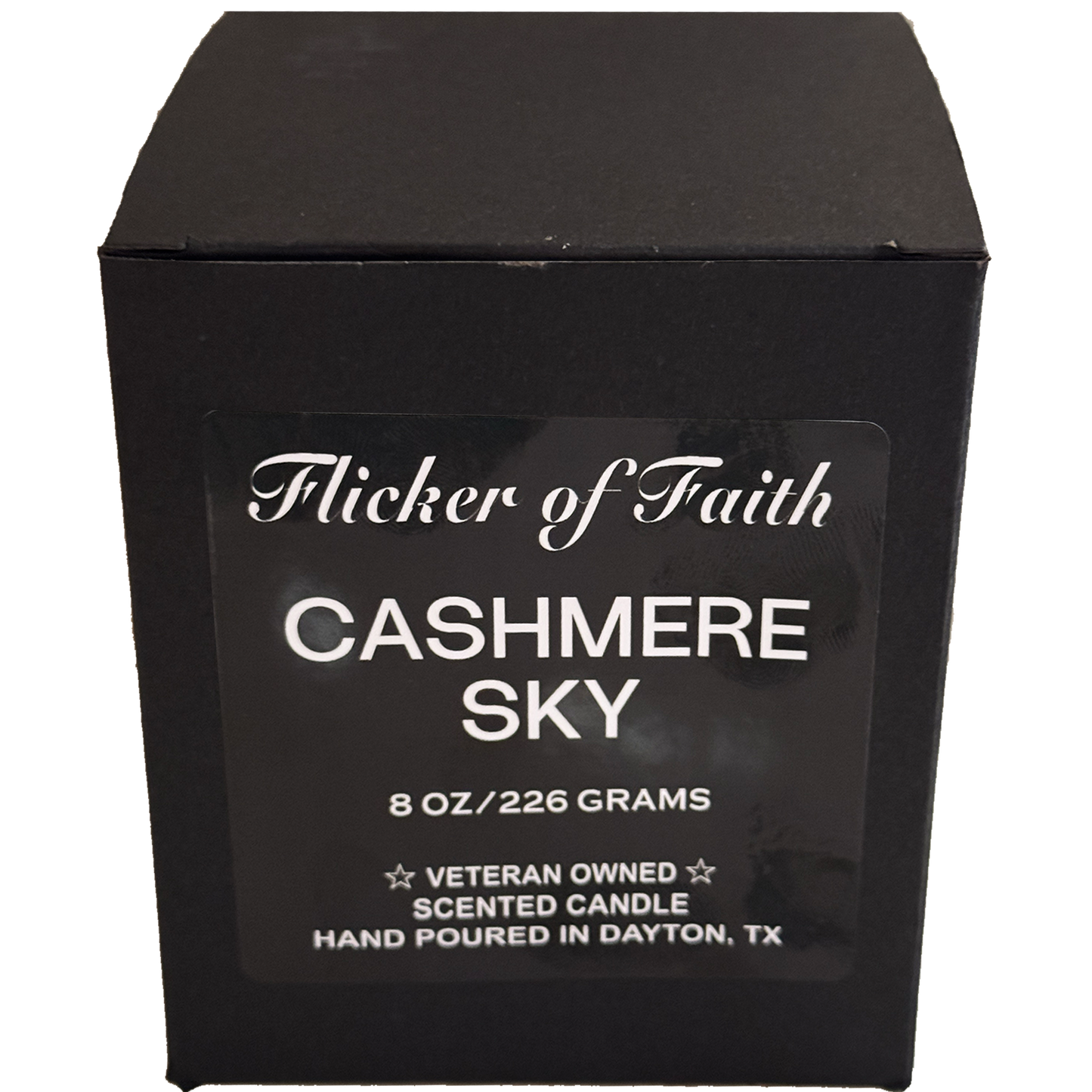 Cashmere Sky 8oz Scented Candle in Votive Glass Jar