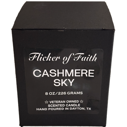 Cashmere Sky 8oz Scented Candle in Votive Glass Jar