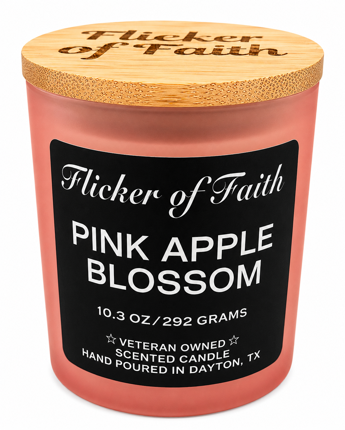 Pink Apple Blossom 2-wick scented candle 10.3oz