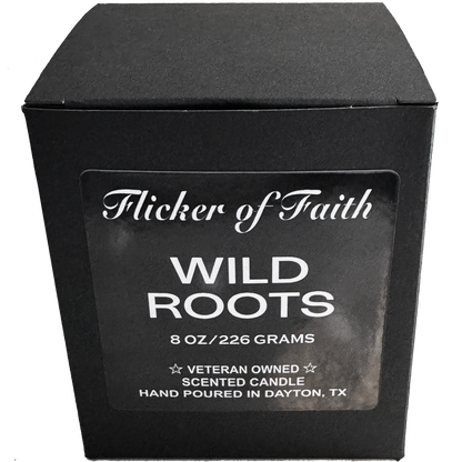 Wild Roots 8oz Scented Candle in Votive Glass Jar