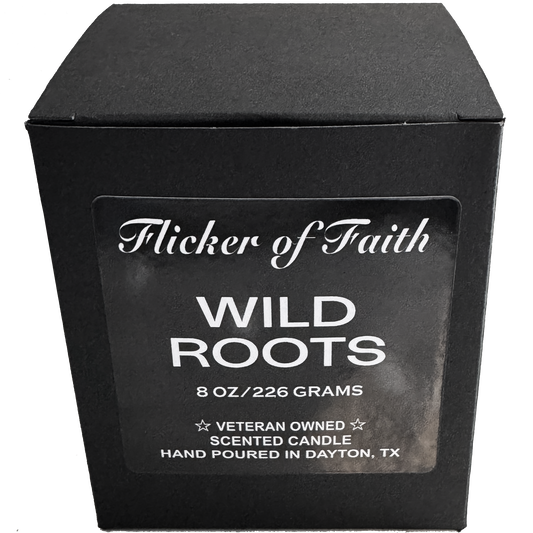 Wild Roots 8oz Scented Candle in Votive Glass Jar