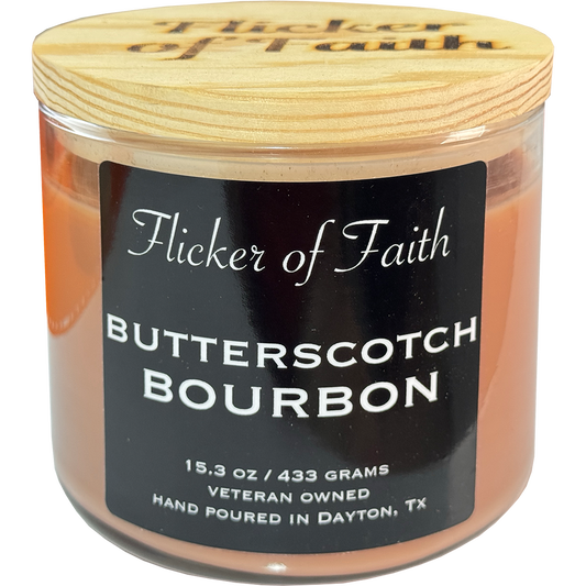 Butterscotch Bourbon 3-Wick Candle 15.3oz