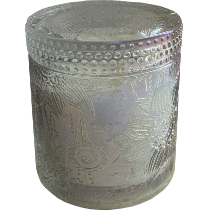 Vanilla Woods 8oz Scented Candle in Votive Glass Jar