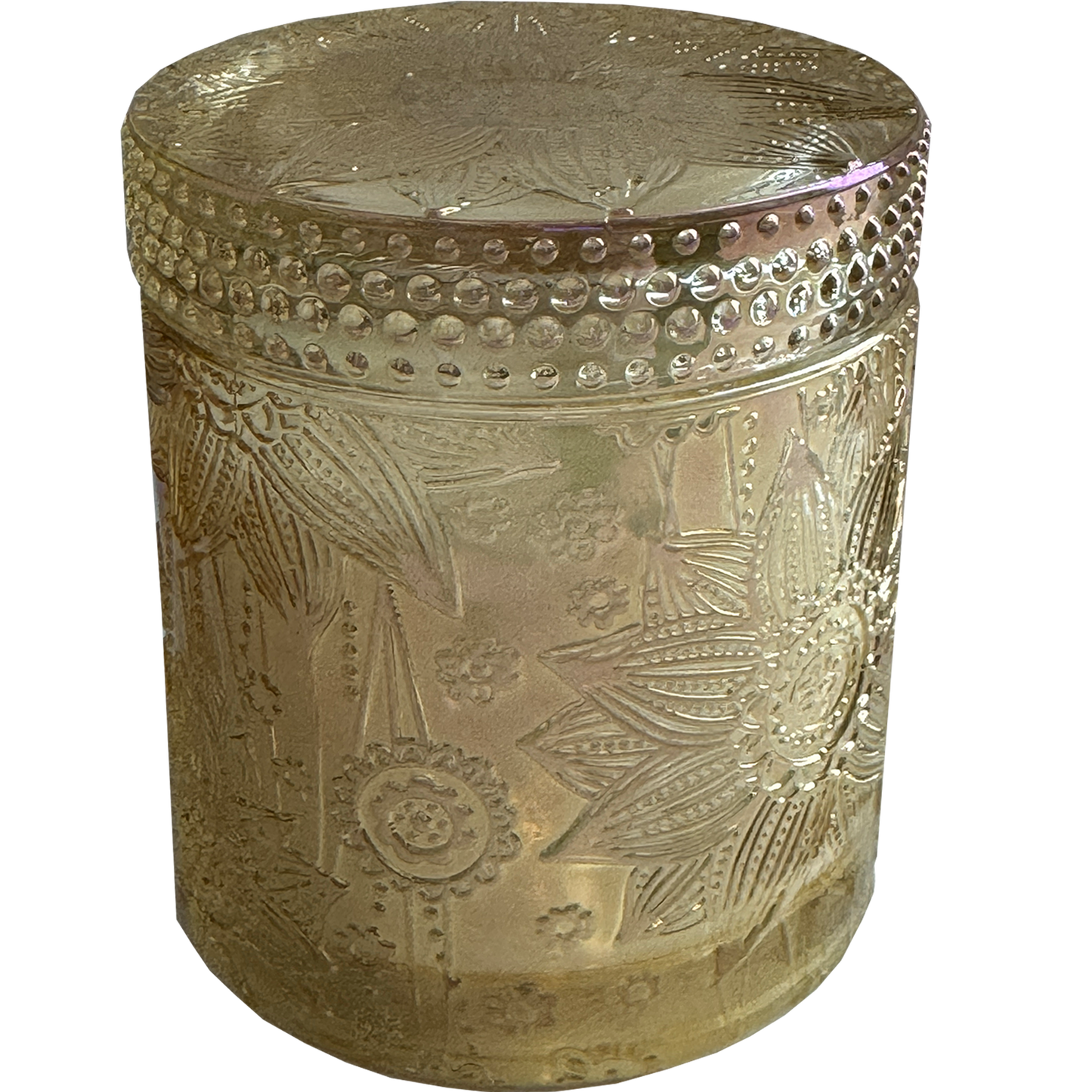 Vanilla Woods 8oz Scented Candle in Votive Glass Jar