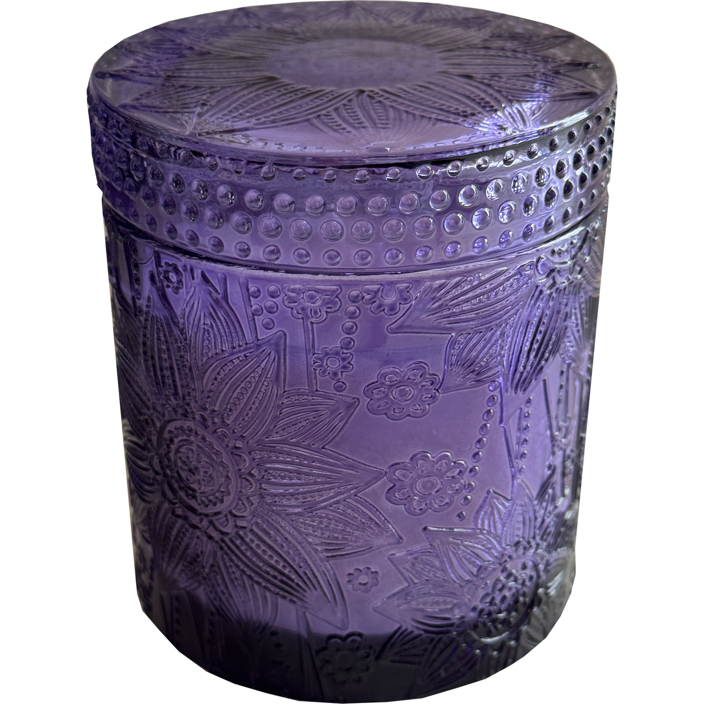Cashmere Sky 8oz Scented Candle in Votive Glass Jar